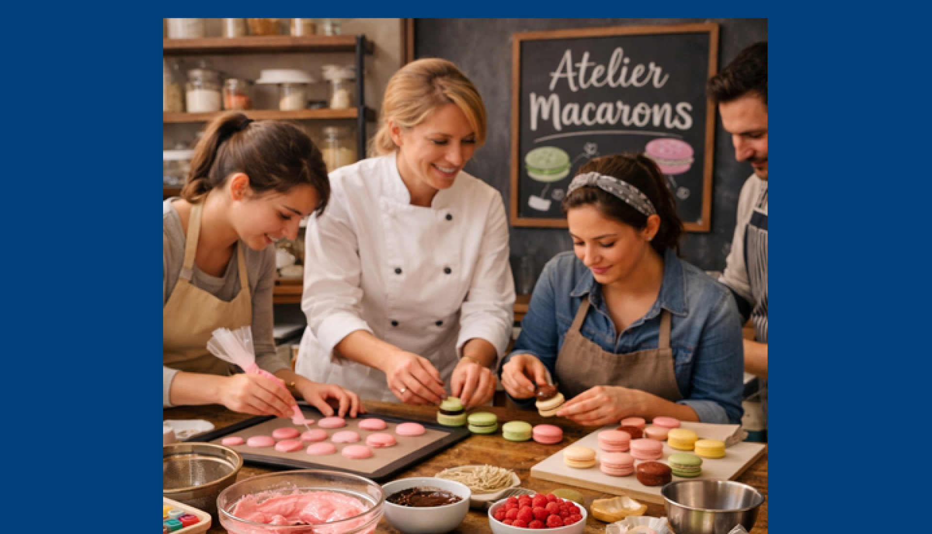 Faire des macarons