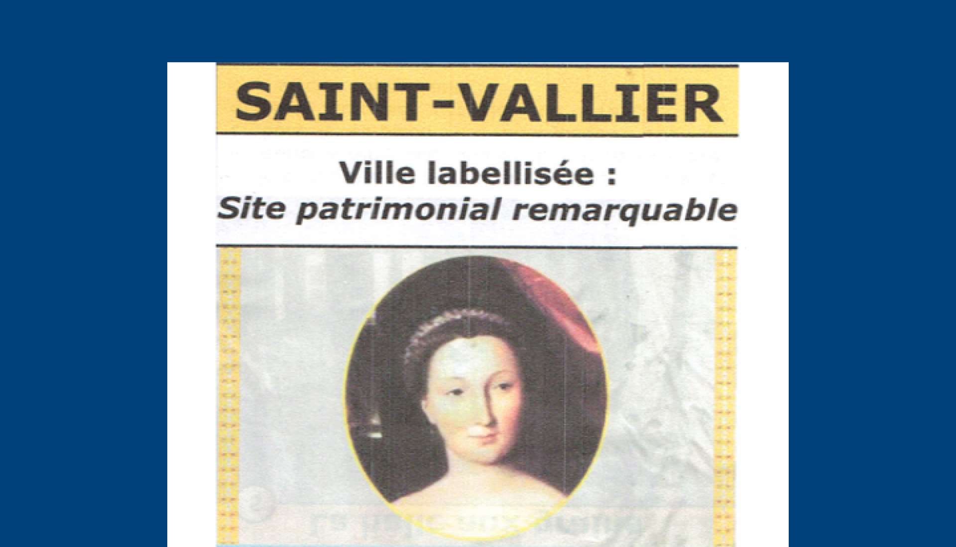 Saint-Vallier et son patrimoine