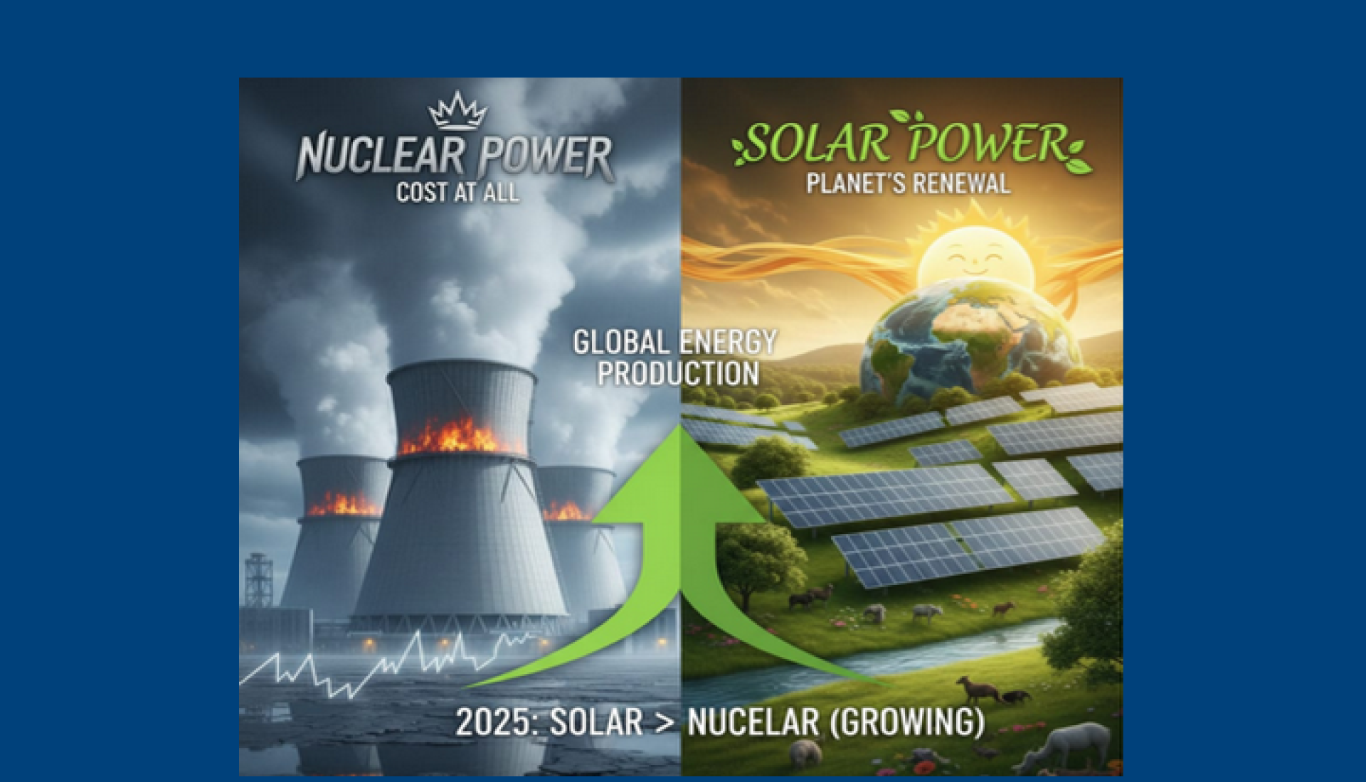 Nucléaire, Solaire, pas l'ombre d'un doute.