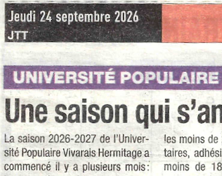 Revue de presse